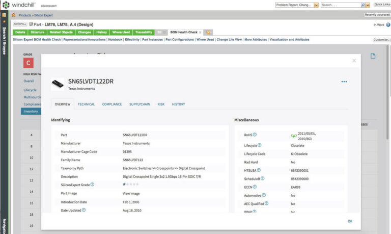 PTC Windchill – Silicon Expert