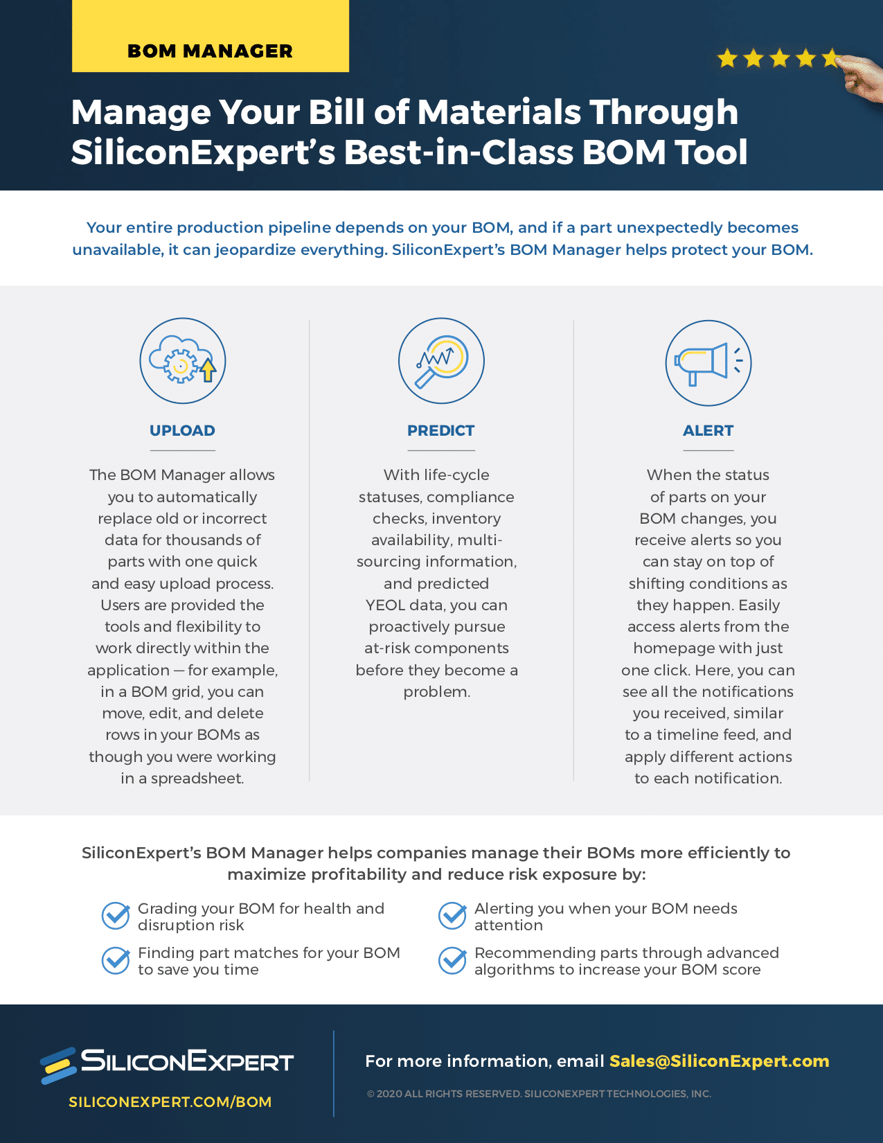 Manage Your Bill of Materials Through SiliconExpert’s Best-in-Class BOM ...